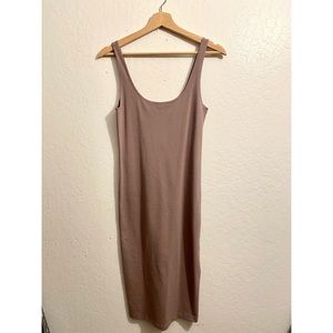 Knee Length mauve bodycon dress